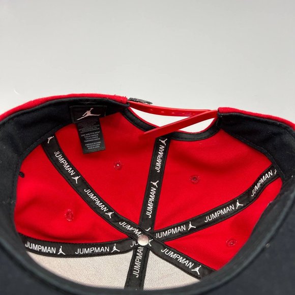 Air‎ Jordan Hat Men Red Black Jumpman Bred Wings Snap Back Cap